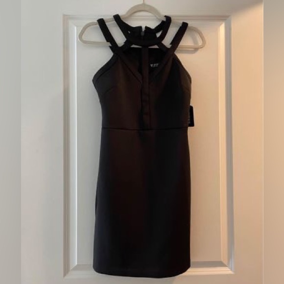 Guess Caged Scuba Bodycon Dress - Picture 2 of 4